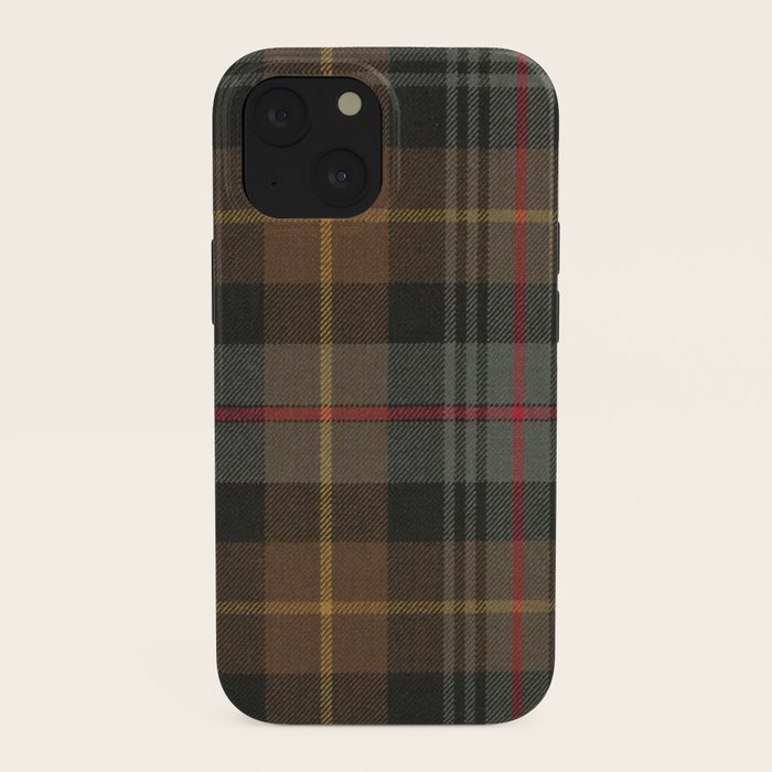 Vintage Brown Gray Tartan Plaid Pattern iPhone Case Gallery Image 38