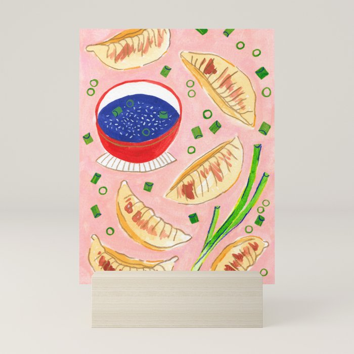 Gyoza Dumplings Mini Art Print Gallery Image 5