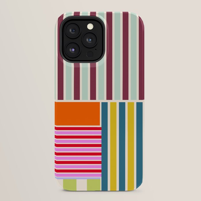 Playful patchwork iPhone Case Gallery Image 24