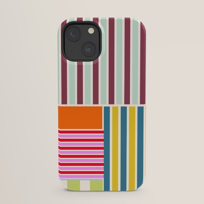 Playful patchwork iPhone Case Gallery Image 29