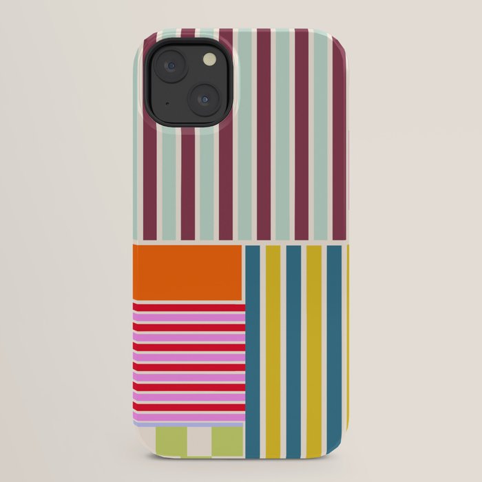 Playful patchwork iPhone Case Gallery Image 30