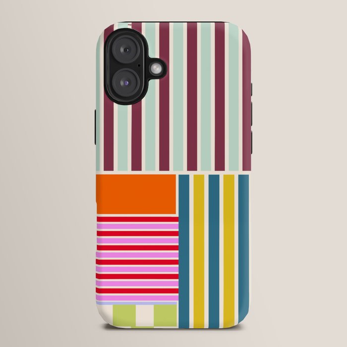 Playful patchwork iPhone Case Gallery Image 14