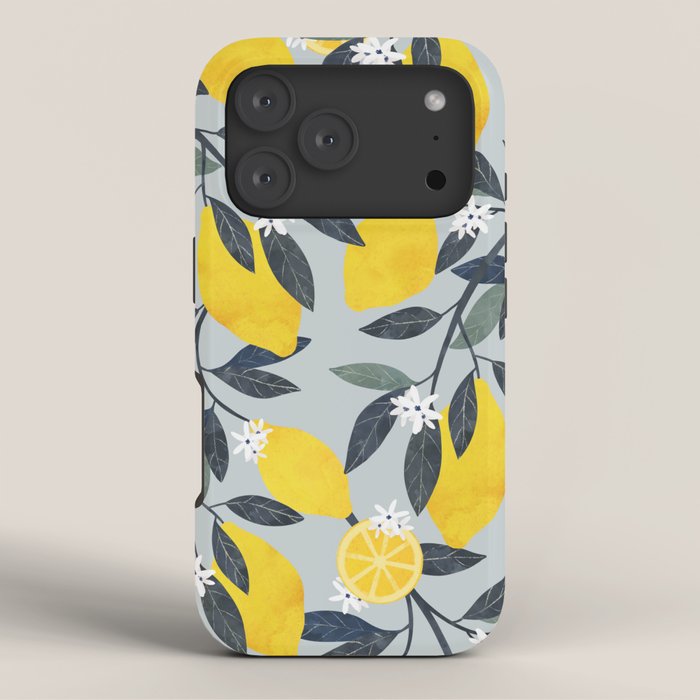 Lemons pattern iPhone Case Gallery Image 3
