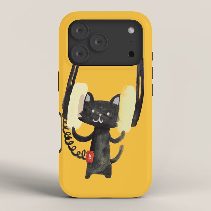 I Love Huge Headphone iPhone Case Gallery Image 3