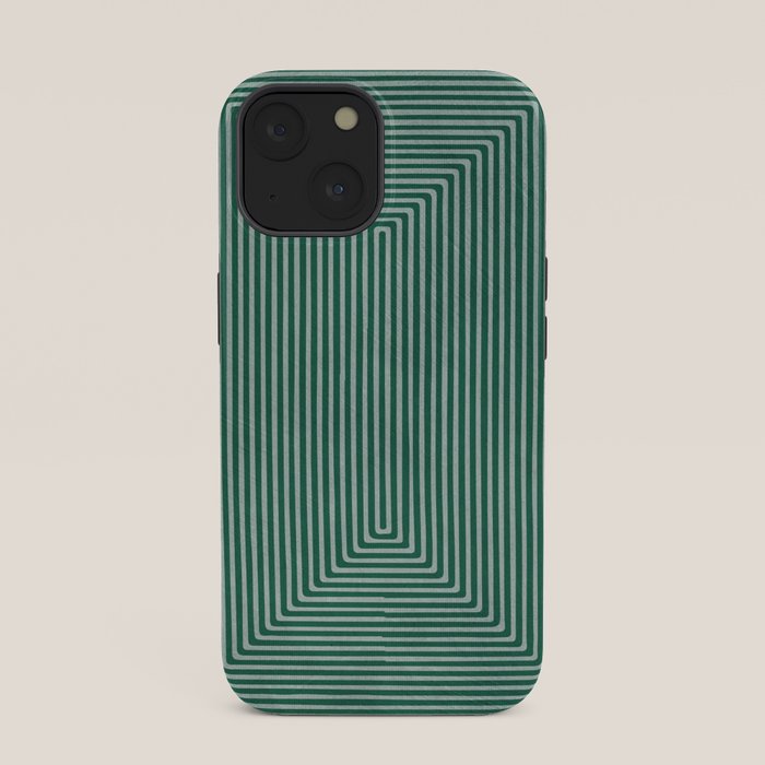 Green Black Abstract Geometric Design Artwork iPhone Case Gallery Image 33