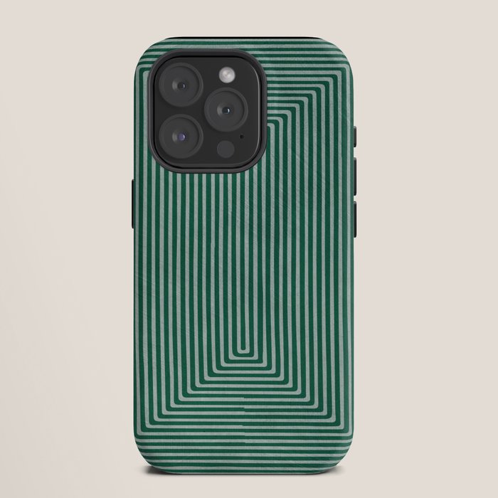 Green Black Abstract Geometric Design Artwork iPhone Case Gallery Image 11