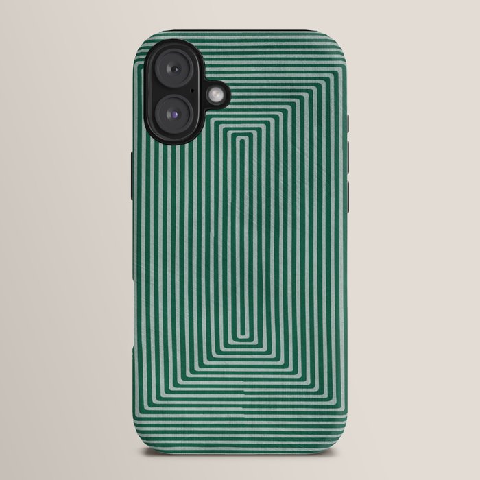 Green Black Abstract Geometric Design Artwork iPhone Case Gallery Image 14