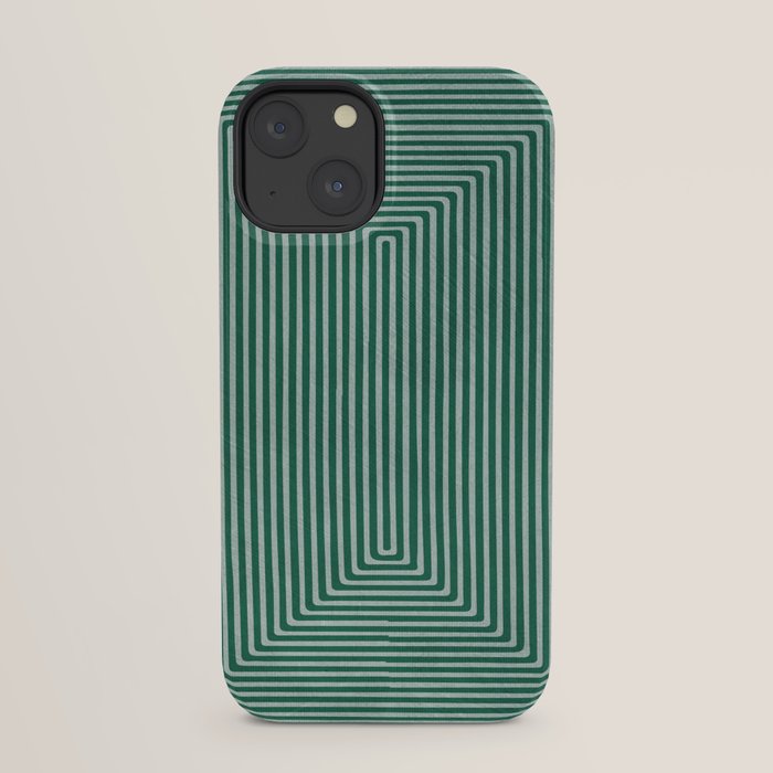 Green Black Abstract Geometric Design Artwork iPhone Case Gallery Image 21