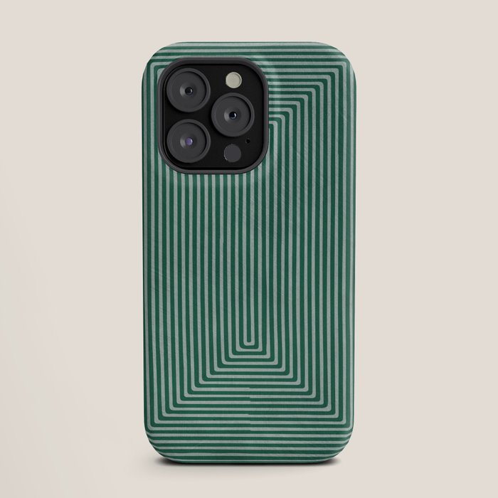 Green Black Abstract Geometric Design Artwork iPhone Case Gallery Image 19