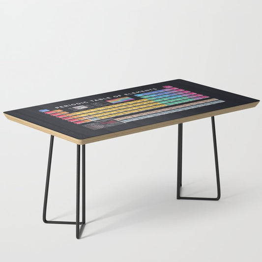 Periodic Table of Elements B - Black Coffee Table Gallery Image 1