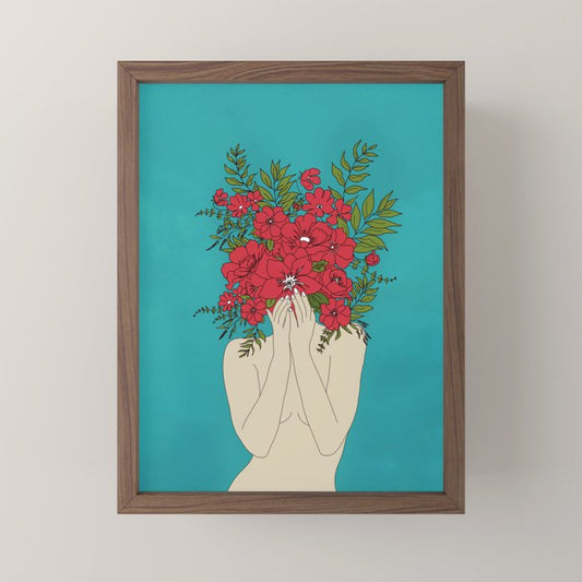 Blooming Red Mini Art Print Gallery Image 2
