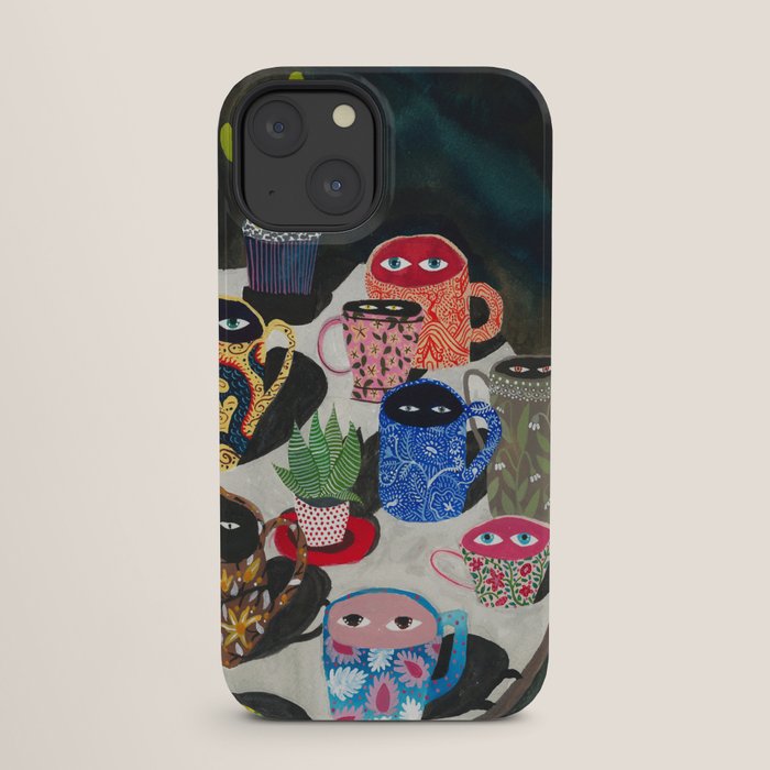 Suspicious mugs iPhone Case Gallery Image 25
