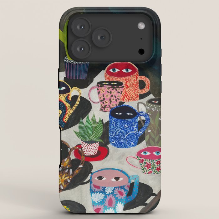 Suspicious mugs iPhone Case Gallery Image 8