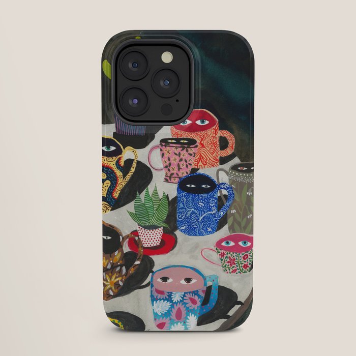 Suspicious mugs iPhone Case Gallery Image 27