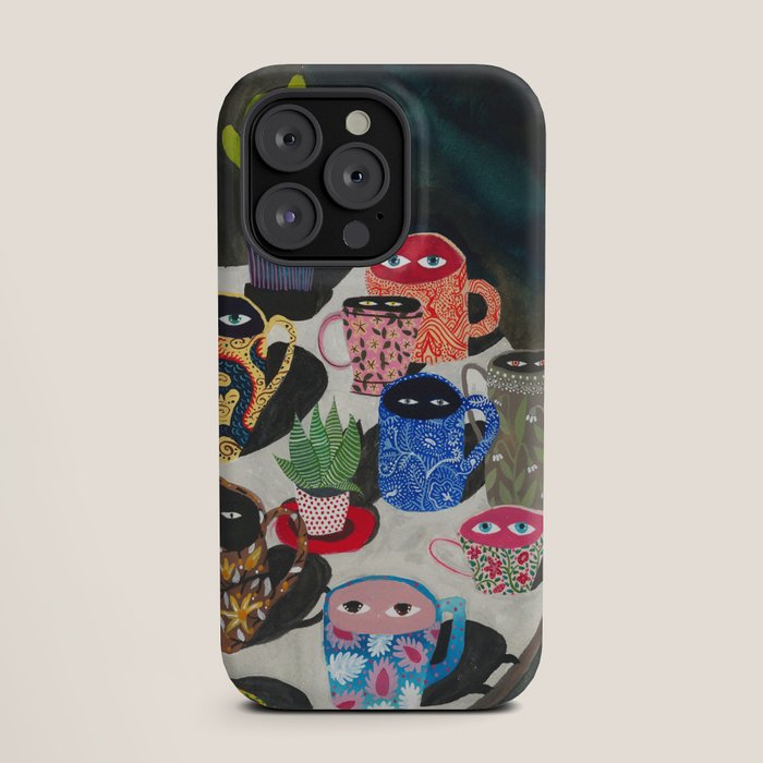 Suspicious mugs iPhone Case Gallery Image 19