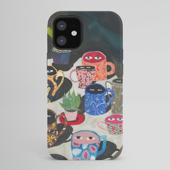 Suspicious mugs iPhone Case Gallery Image 42