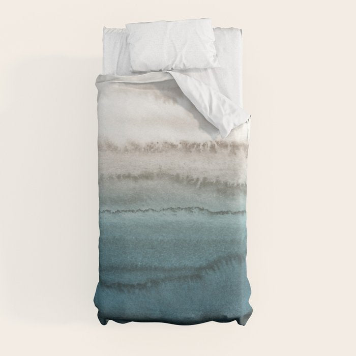 WITHIN THE TIDES - CRASHING WAVES TEAL Duvet Cover Gallery Image 9