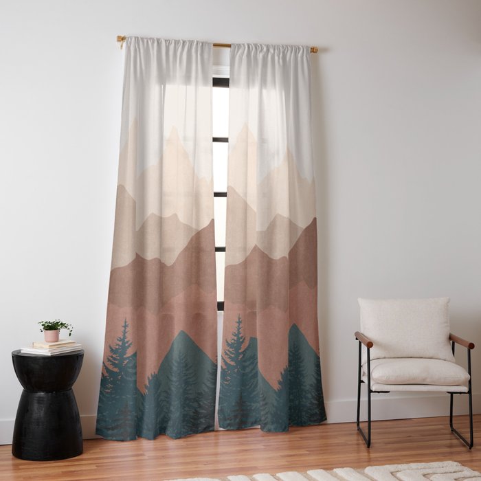 Sunset 01 Window Curtain Gallery Image 14