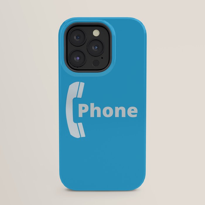Vintage Pay Phone Booth Old School Retro Telephone Blue Sign iPhone Case Gallery Image 31