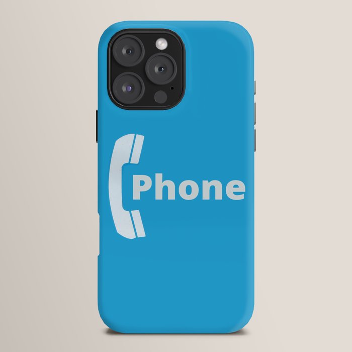 Vintage Pay Phone Booth Old School Retro Telephone Blue Sign iPhone Case Gallery Image 16
