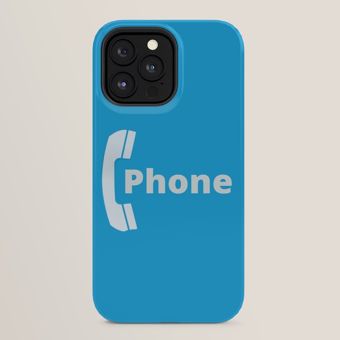 Vintage Pay Phone Booth Old School Retro Telephone Blue Sign iPhone Case Gallery Image 24