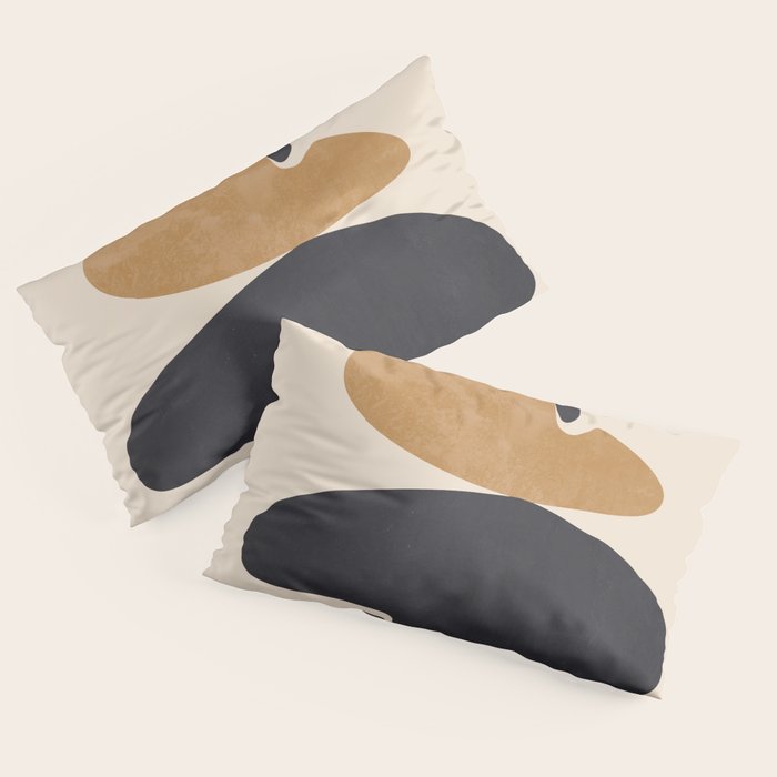Modern Abstract Shapes 115 Pillow Sham Gallery Image 2