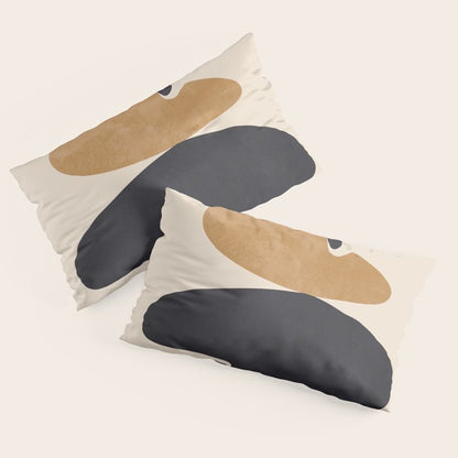 Modern Abstract Shapes 115 Pillow Sham Gallery Image 2