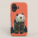 panda orange iPhone Case Gallery Image 1
