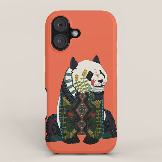 panda orange iPhone Case Gallery Image 1