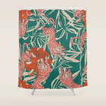 BENGAL KUMA TIGER Shower Curtain Gallery Image 1