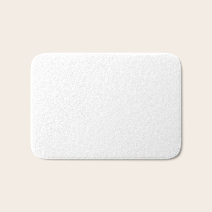 White Bath Mat Gallery Image 1