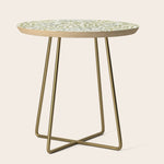 William Morris Willow Bough Green & White 1887 Side Table Gallery Image 1