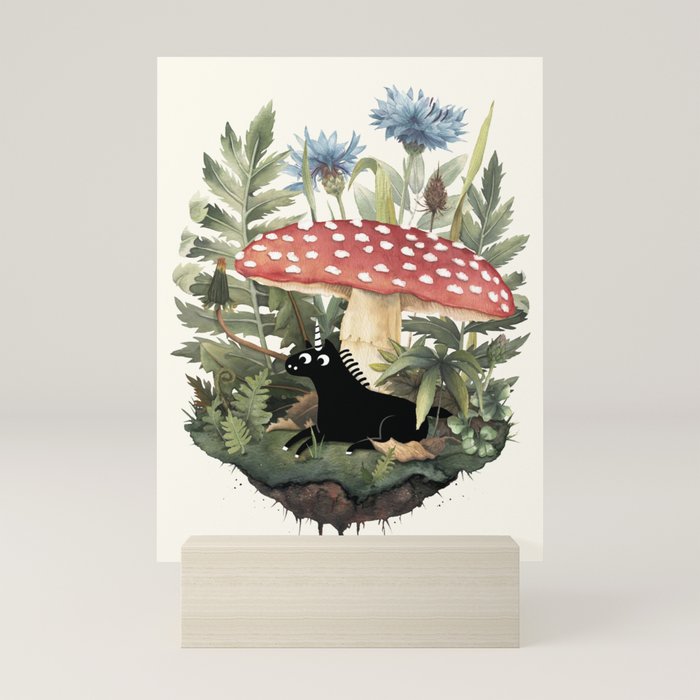 Tiny Unicorn Mini Art Print Gallery Image 5