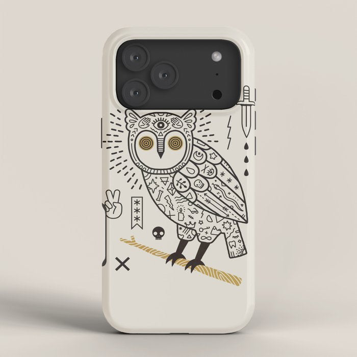 Hypno Owl iPhone Case Gallery Image 4