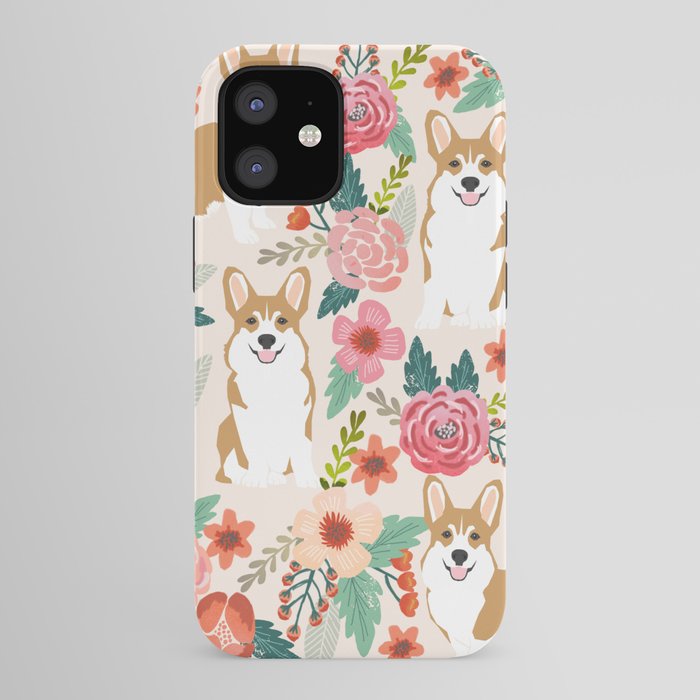 Corgi floral spring bloom flowers nature garden dog dog breeds corgis cute corgi puppies love iPhone Case Gallery Image 41