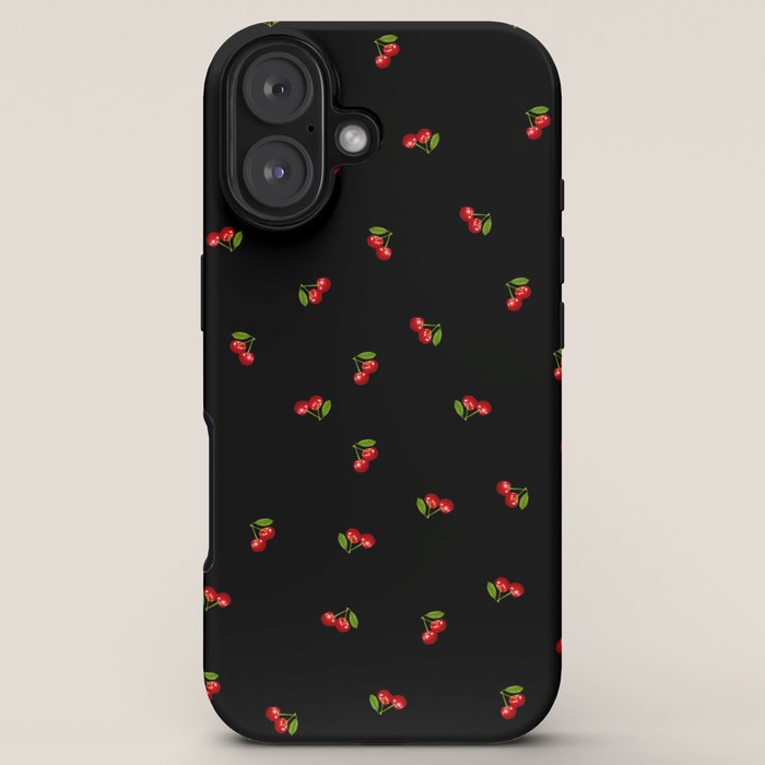 Dark Delicate Cherry iPhone Case Gallery Image 5