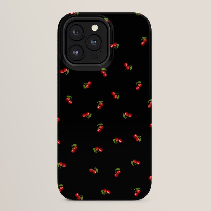 Dark Delicate Cherry iPhone Case Gallery Image 32
