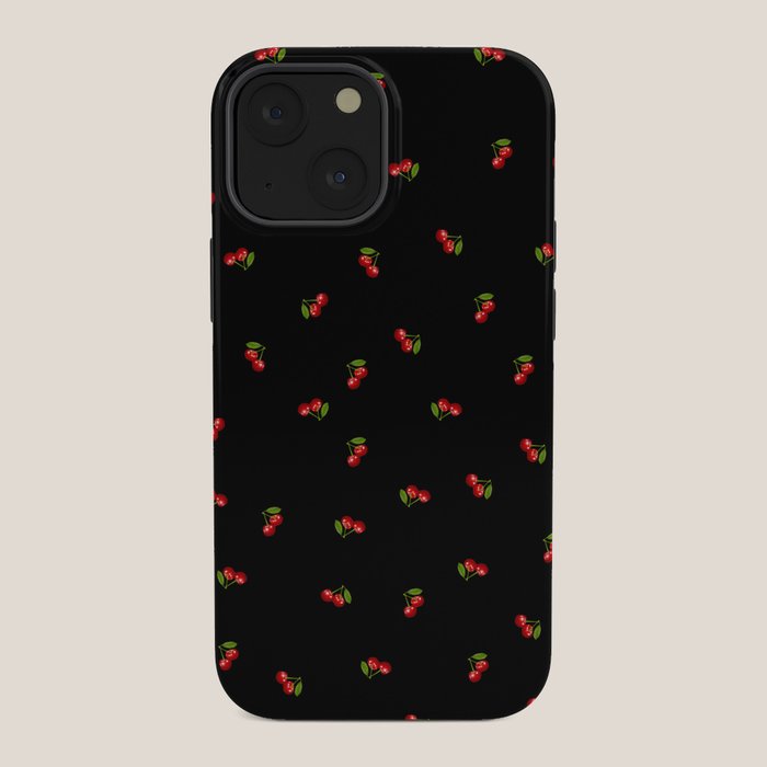 Dark Delicate Cherry iPhone Case Gallery Image 34