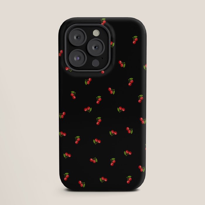 Dark Delicate Cherry iPhone Case Gallery Image 19