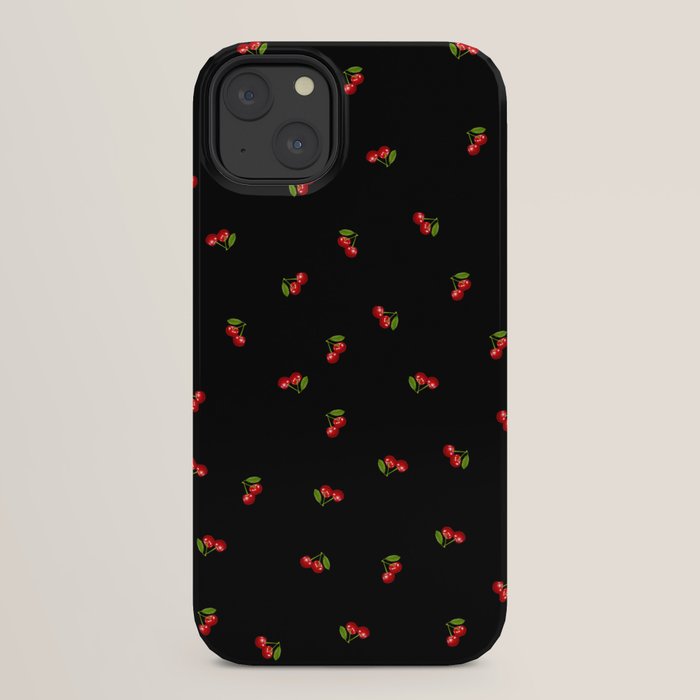 Dark Delicate Cherry iPhone Case Gallery Image 30