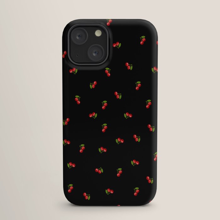 Dark Delicate Cherry iPhone Case Gallery Image 17
