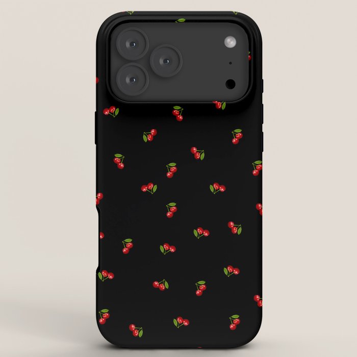 Dark Delicate Cherry iPhone Case Gallery Image 8