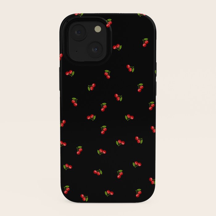 Dark Delicate Cherry iPhone Case Gallery Image 38