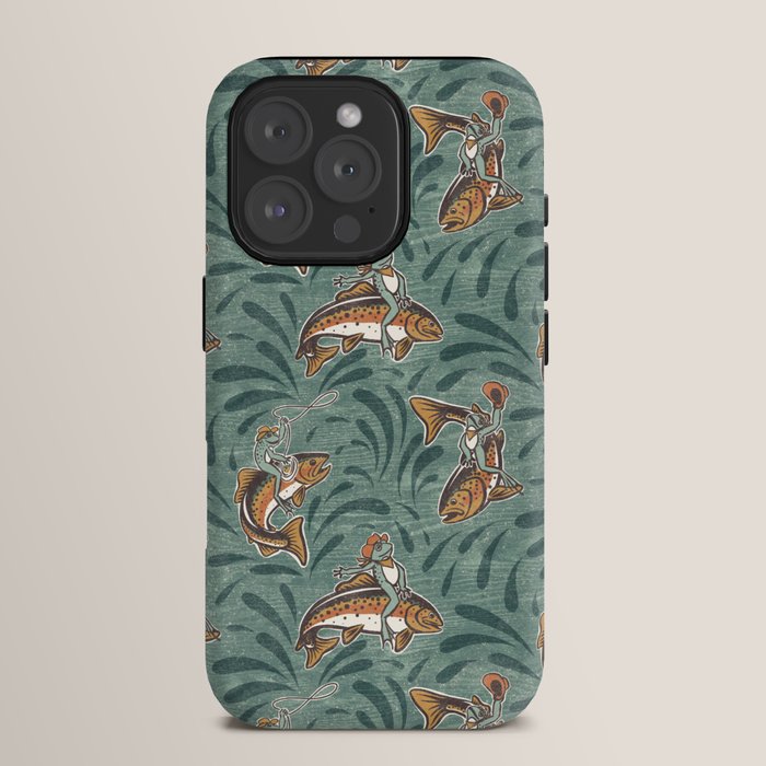 Rodeo Frogs - Green iPhone Case Gallery Image 15