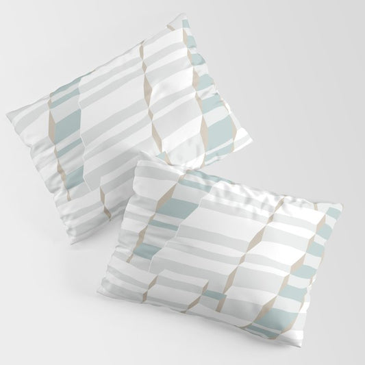 City life always up soft grey Pillow Sham Gallery Image 1