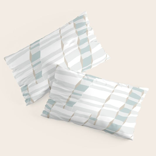 City life always up soft grey Pillow Sham Gallery Image 2