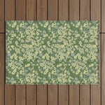 Nostalgia (Green-Blue) Outdoor Rug Gallery Image 1