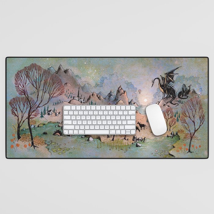 Dragon Hills Desk Mat Gallery Image 1