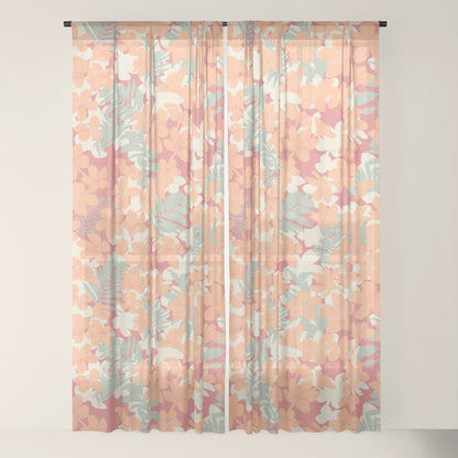 Exotic plumeria flowers A Window Curtain Gallery Image 18