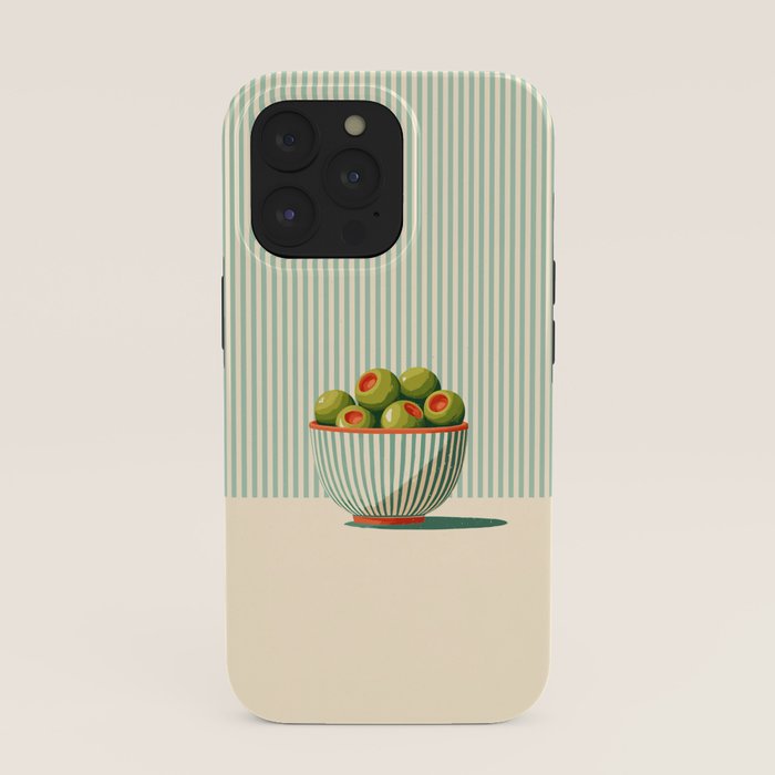 Retro Olive Bowl Illustration iPhone Case Gallery Image 39